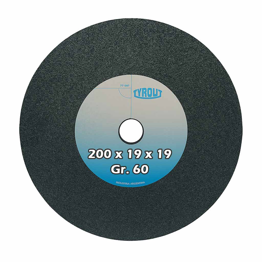 Rueda recta widia 200 x 19 x 19 g60