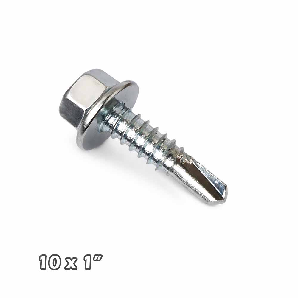 Autoperforante hexag 10 x 1″ sin arandela