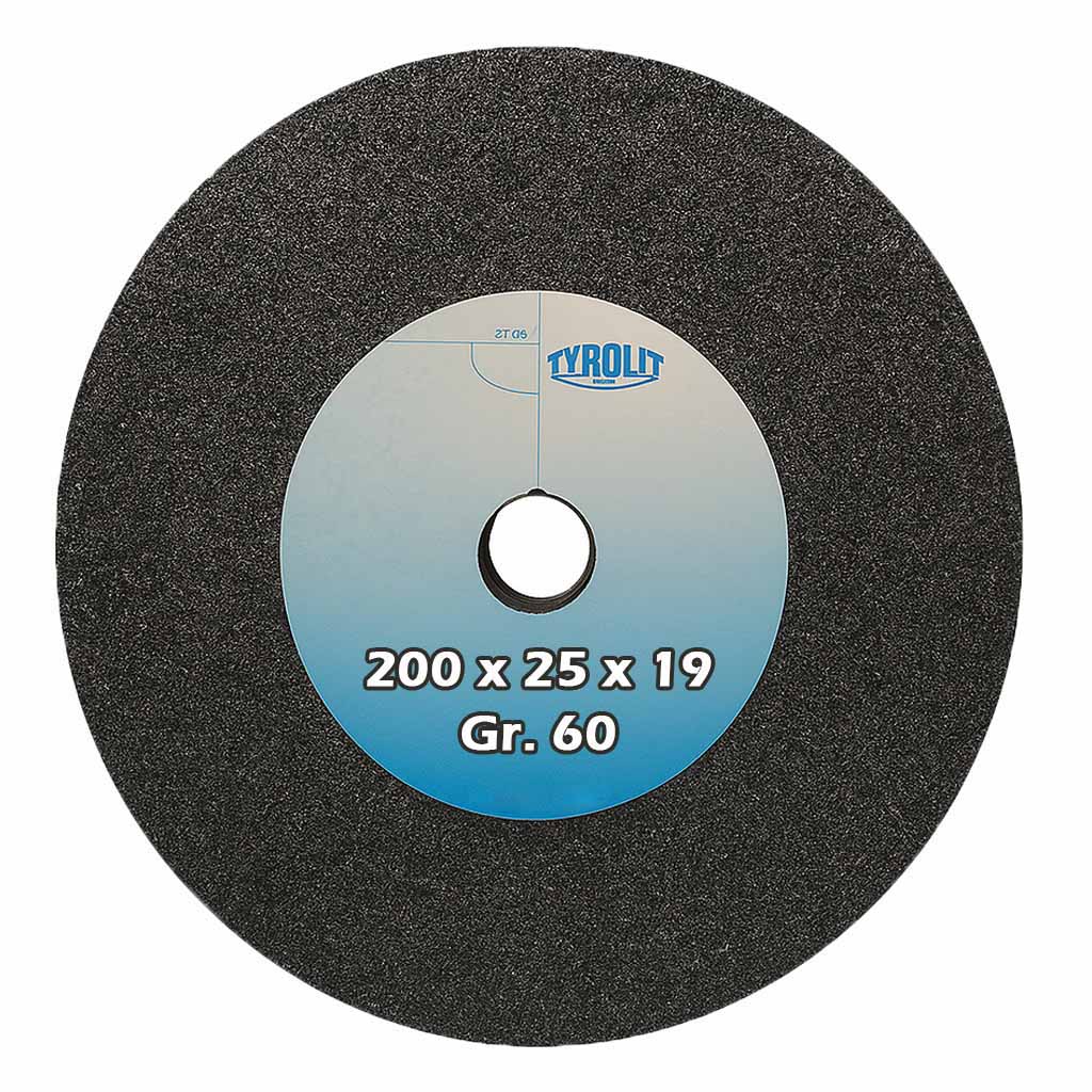Rueda recta 200 x 25 x 19 g60