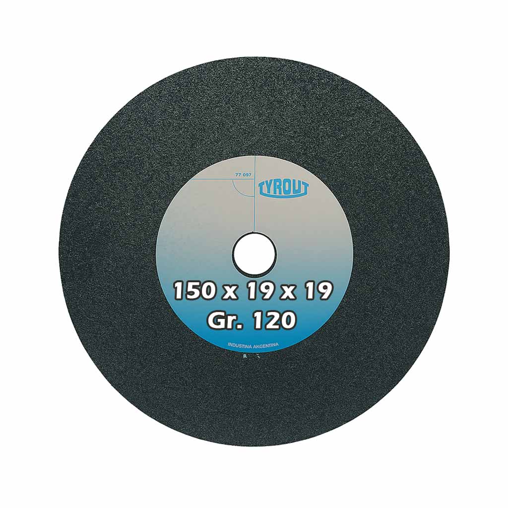 Rueda recta widia 150 x 19 x 19 g120