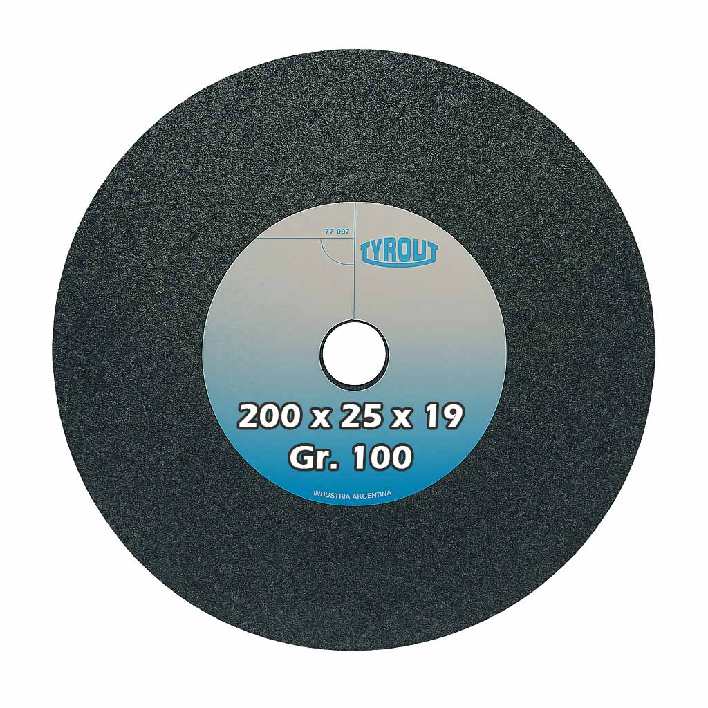 Rueda recta widia 200 x 25 x 19 g100