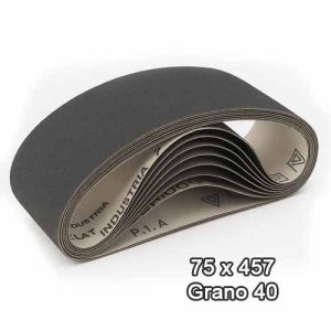 Banda Tela Ox Al mad Fenob 75 X 457 Gr 40