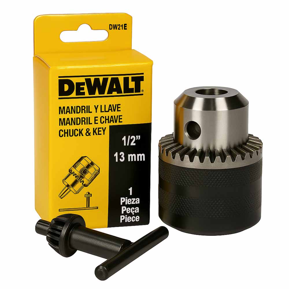 Mandril Dewalt 13 mm c/llave 1/2 NF  DW21E