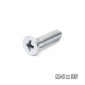 Torn Phill c/fres Zinc M8 x 35