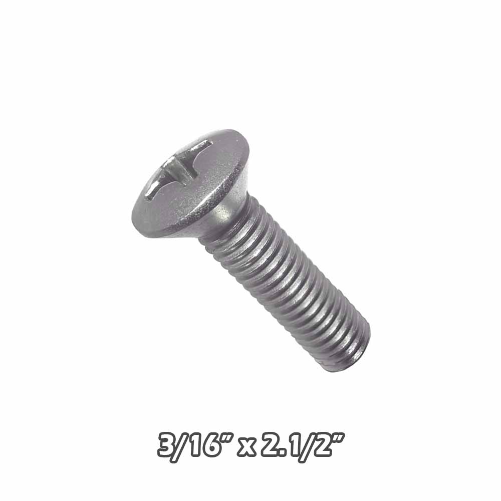 Torn c/gota inox 3/16×2.1/2