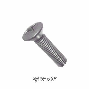Torn c/gota inox 5/16 x 3