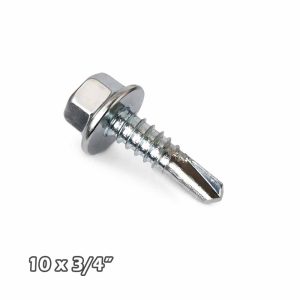 Autoperforante hexag 10 x 3/4 sin arandela