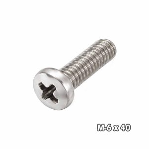 Torn Phill c/fijad Zinc M6 x 40