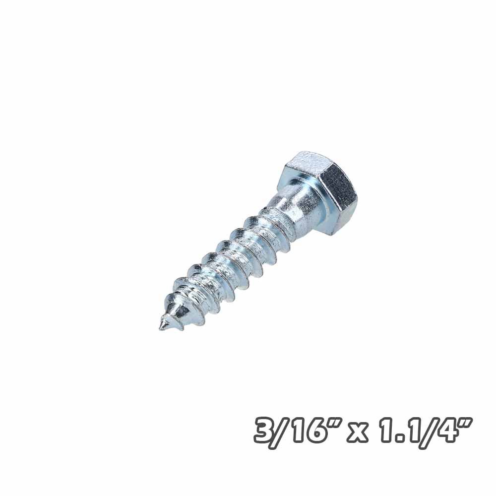 Tirafondo Zinc 3/16×1.1/4