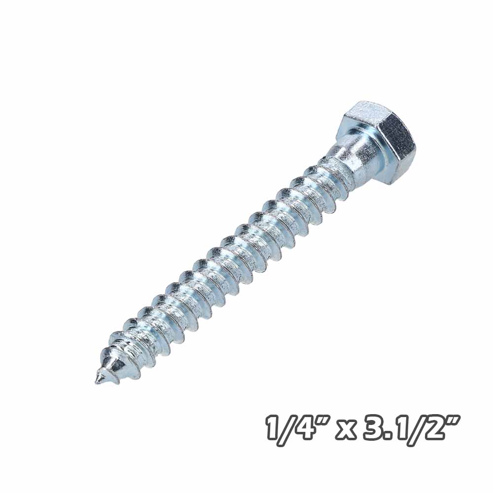 Tirafondo Zinc 1/4×3.1/2