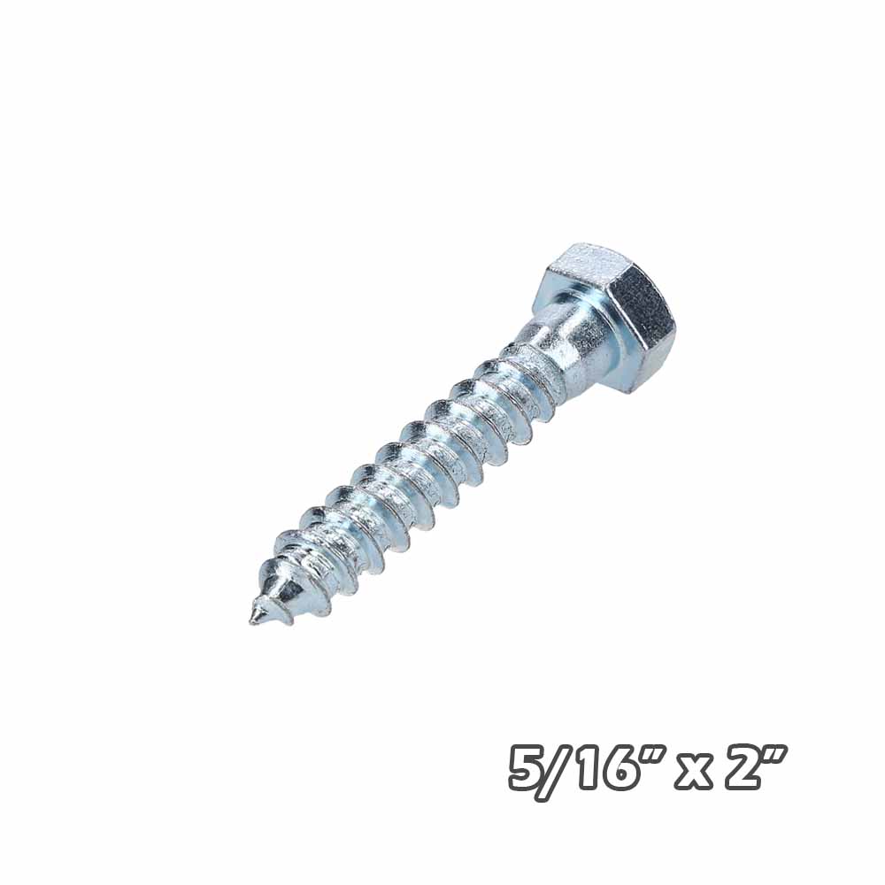 Tirafondo Zinc 5/16 x 2