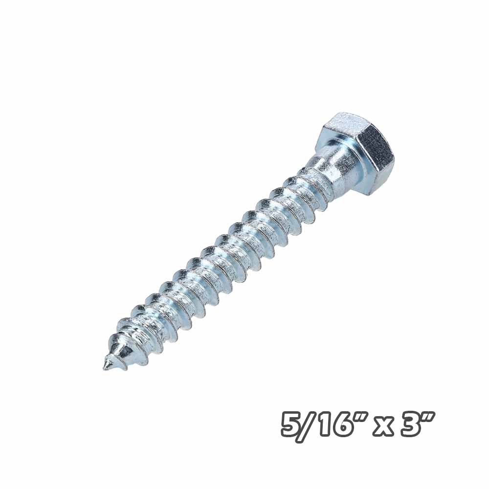Tirafondo Zinc  5/16 x 3