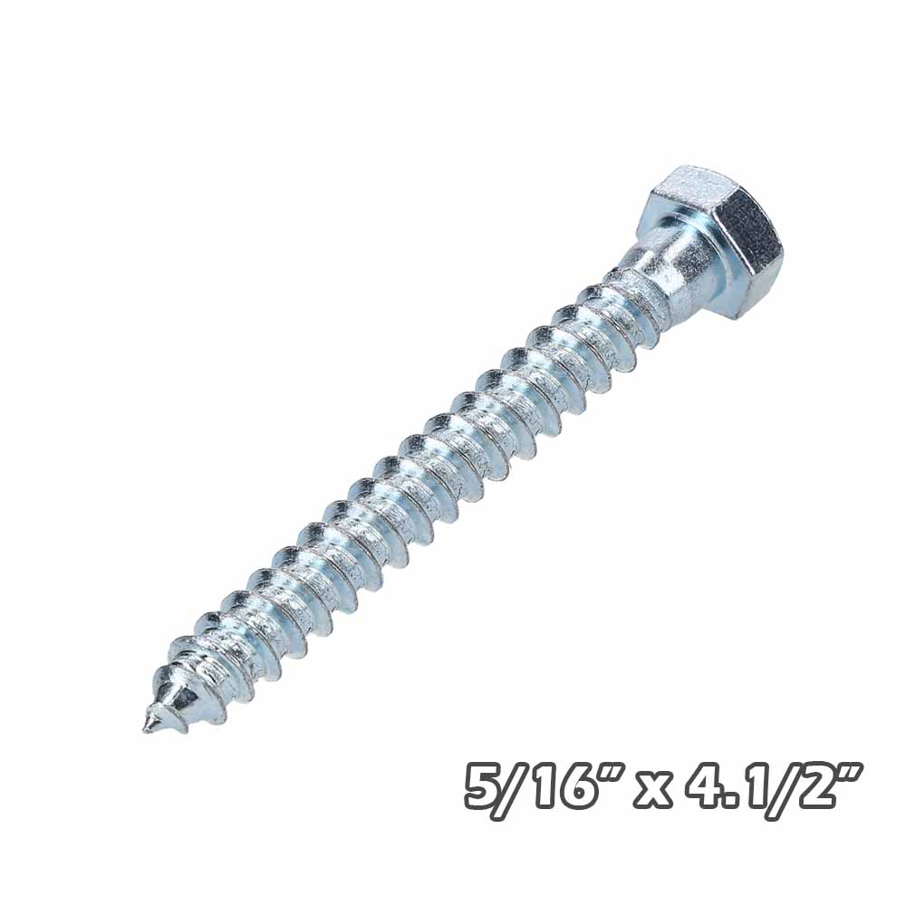 Tirafondo Zinc  5/16×4.1/2