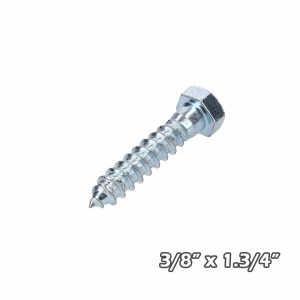 Tirafondo Zinc 3/8×1.3/4