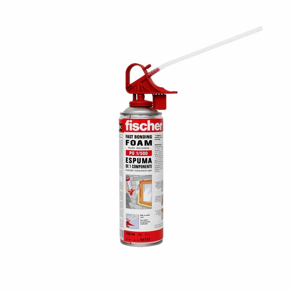 Espuma de poliuretano  Fischer 500 ml
