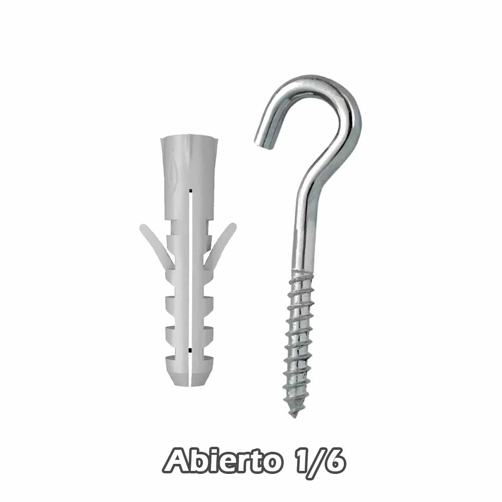 Piton Zinc 1/6 Abierto c/taco
