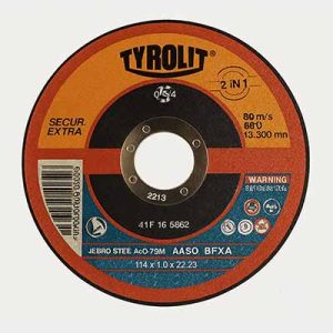 Disco corte 4.1/2″ x 1 Tyrolit
