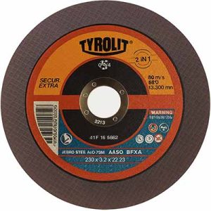 Disco corte 9″ x 3.2 Tyrolit