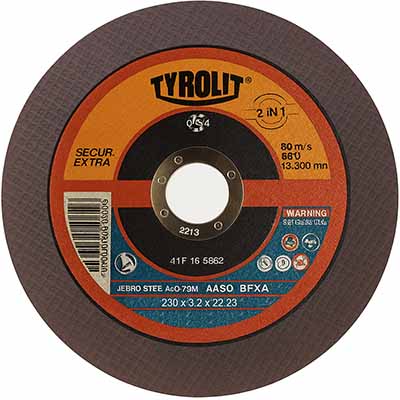 Disco corte 9″ x 3.2 Tyrolit