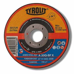 Disco desb 4.1/2″ x 7 Tyrolit