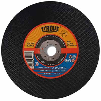 Disco desb 9″ x 7 Tyrolit