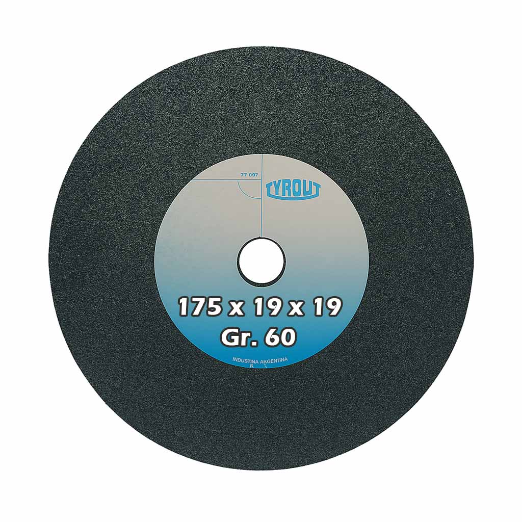 Rueda recta widia 175 x 19 x 19 g60