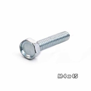Torn c/hexag Zinc M4 x 45