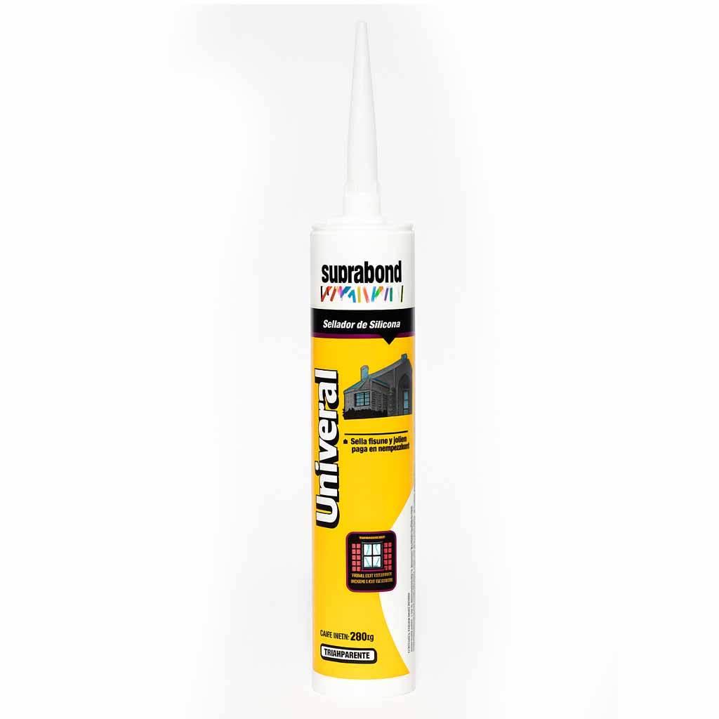 Silicona Glufix neutra Transparent x 280 Suprabond