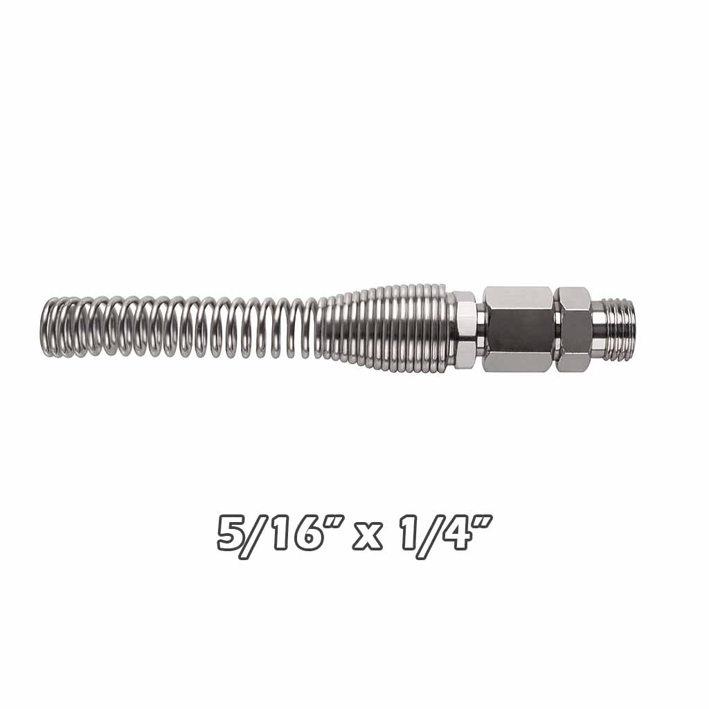 Terminal c/resorte p/manguera espiral 5/16×1/4