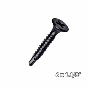 Tornillo T2 mecha Pavonado 6 x 1 1/8