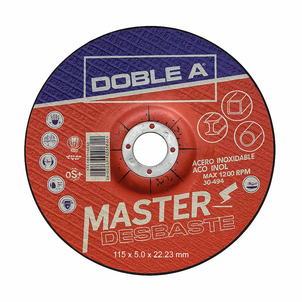 Disco Desbaste “AA” 4 1/2″ x 5,0 Master