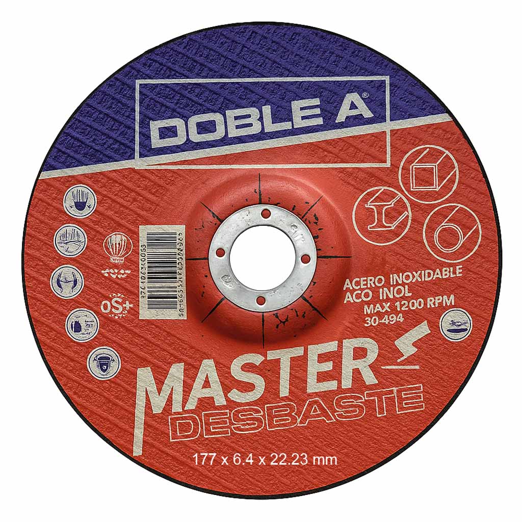 Disco Desbaste “AA” 7″ x 6,4 Master