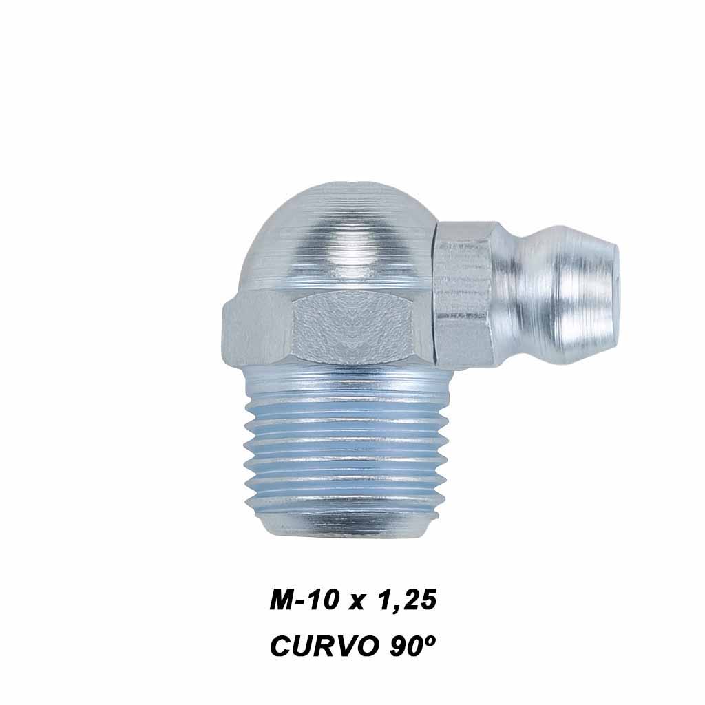 Alemite M 10×1,25 curvo 90º