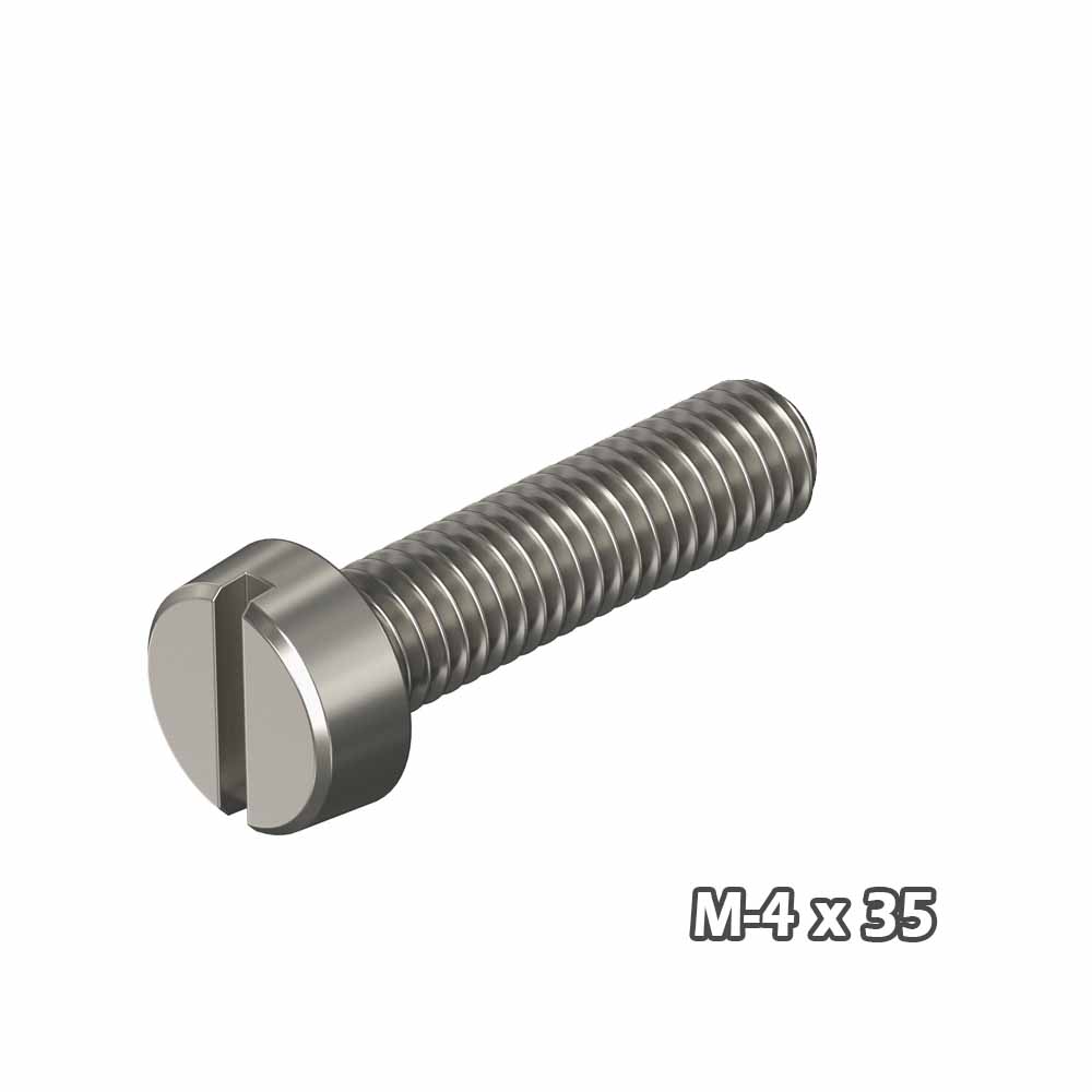 Torn c/cil Zinc M4 x 35