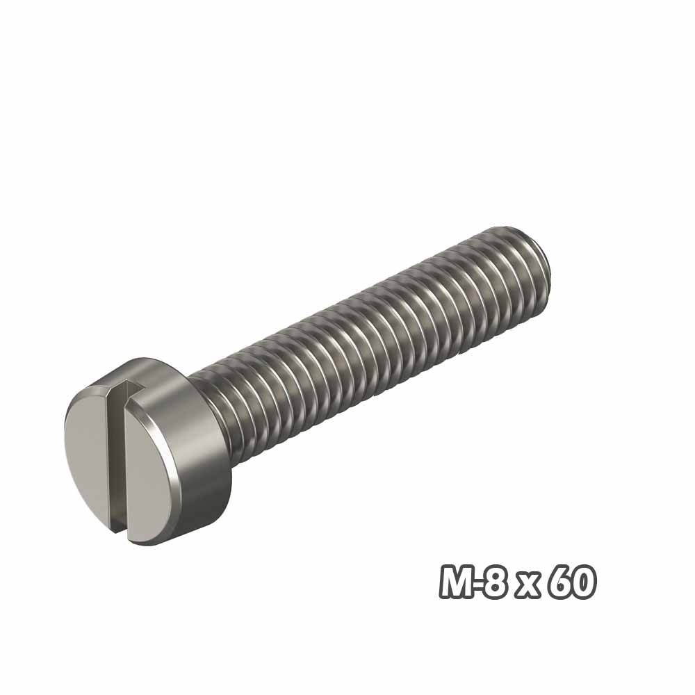 Torn c/cil Zinc M8 x 60