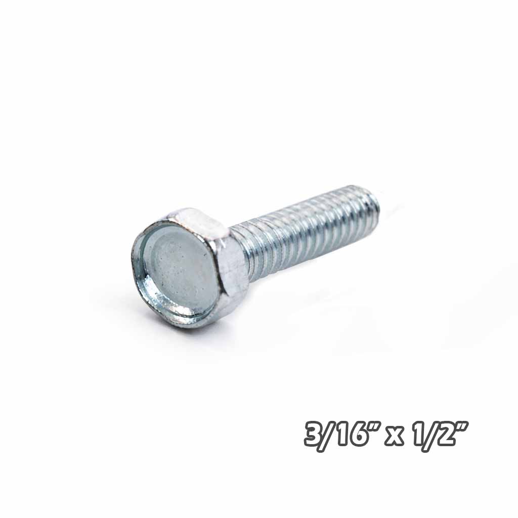 Torn c/hexag Zinc 3/16 x 1/2