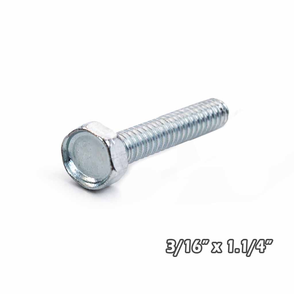 Torn c/hexag Zinc 3/16 x 1.1/4