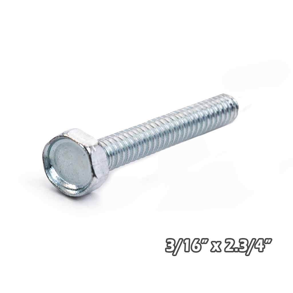 Torn c/hexag Zinc 3/16 x 2.3/4